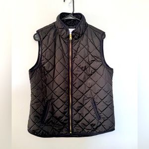 Old Navy Black Quilted Vest